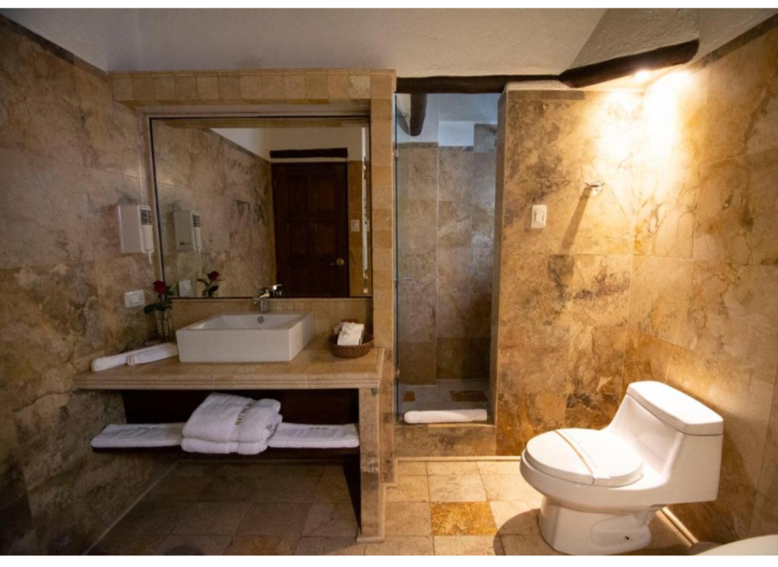 Aguas Calientes bathroom